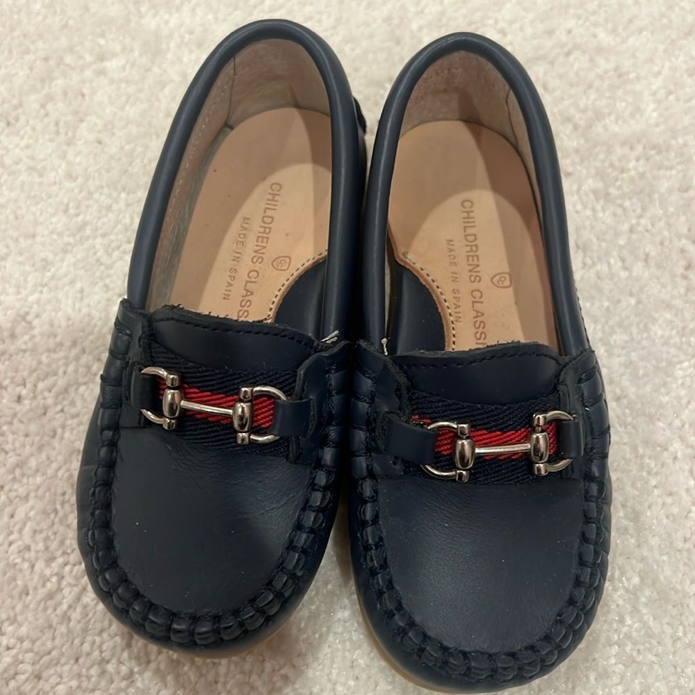 Navy children’s classic loafer
